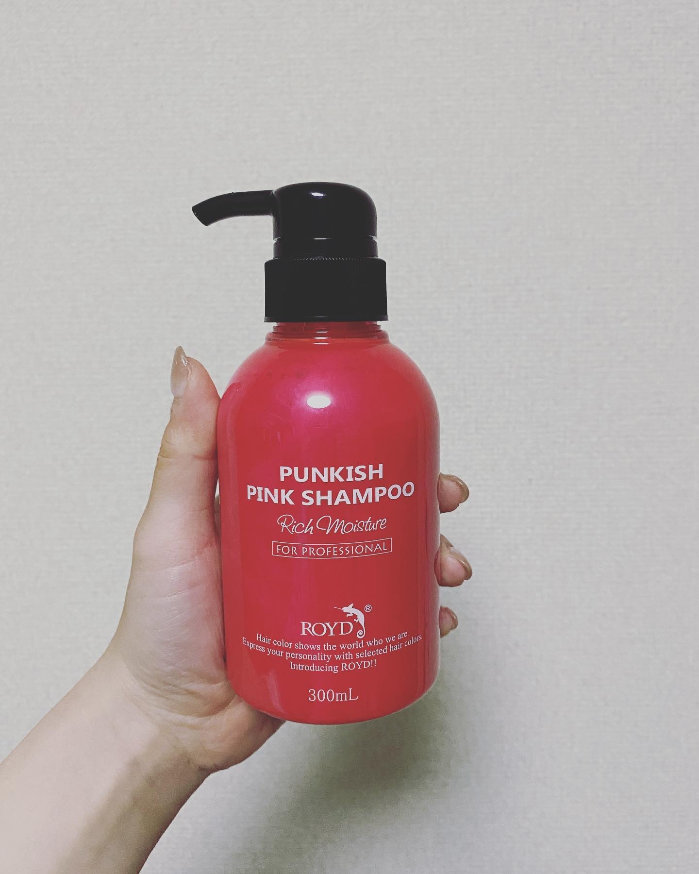 カラーシャンプー ピンク/ROYD/市販シャンプーを使ったクチコミ（1枚目）