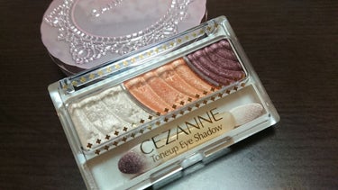 みんゆ on LIPS 「CEZANNEトーンアップアイシャドウ06オレンジカシス見つけ..」（1枚目）