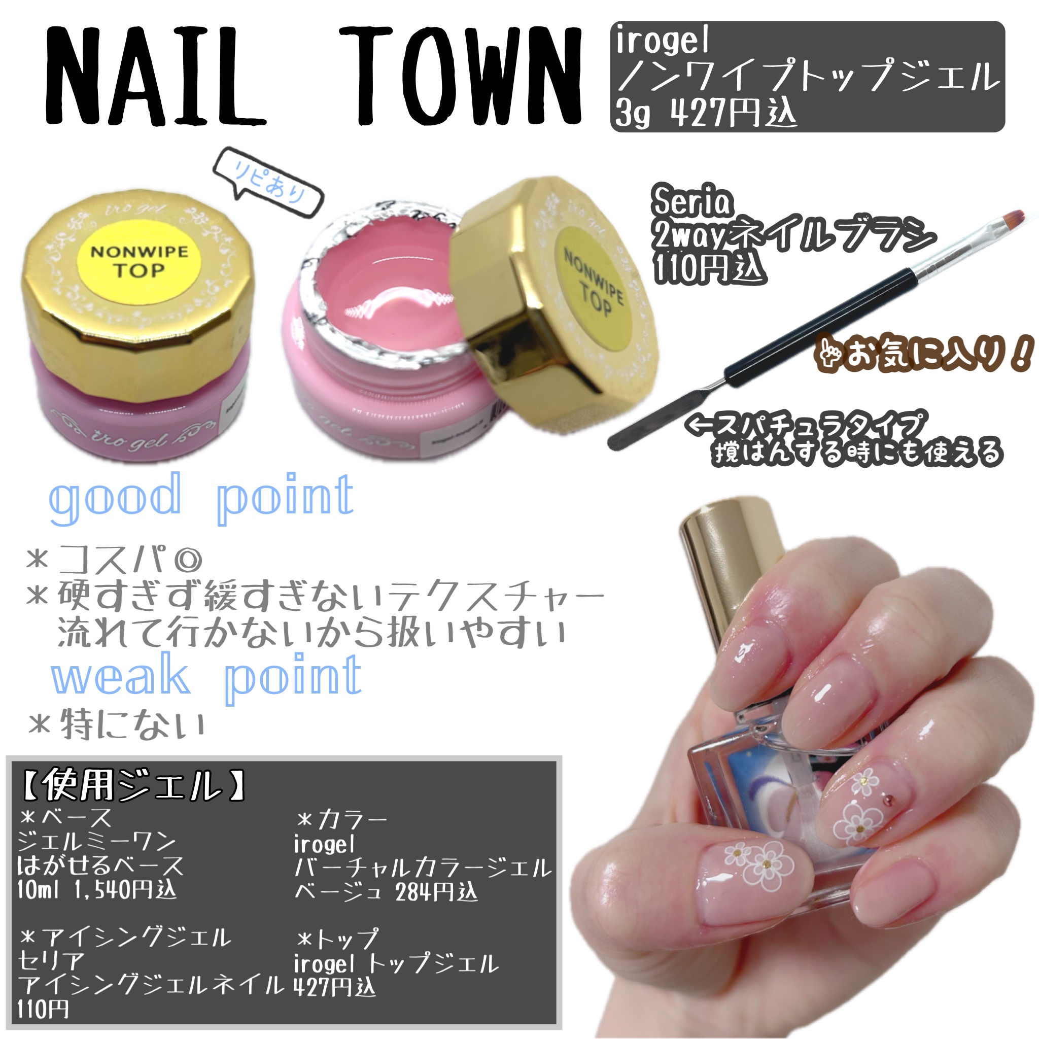 irogel/irogel(イロジェル)/ジェルネイルを使ったクチコミ（1枚目）