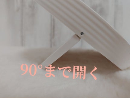 枠が光るLED付ミラー ラウンド/DAISO/その他化粧小物を使ったクチコミ(6枚目)