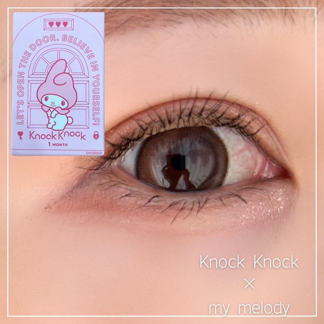 knock knock 1month/SHOBIDO/1ヶ月(1MONTH)カラコンを使ったクチコミ(1枚目)