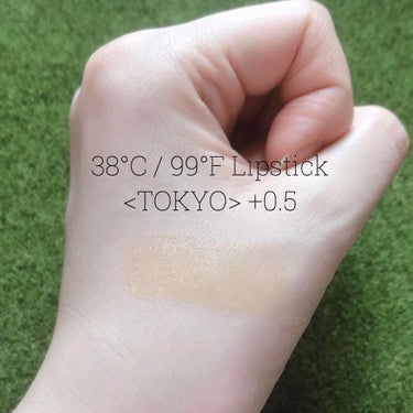 38℃/99℉ LIPSTICK  ＜YOU＞ +0.5　CLEAR/UZU BY FLOWFUSHI/口紅を使ったクチコミ（2枚目）