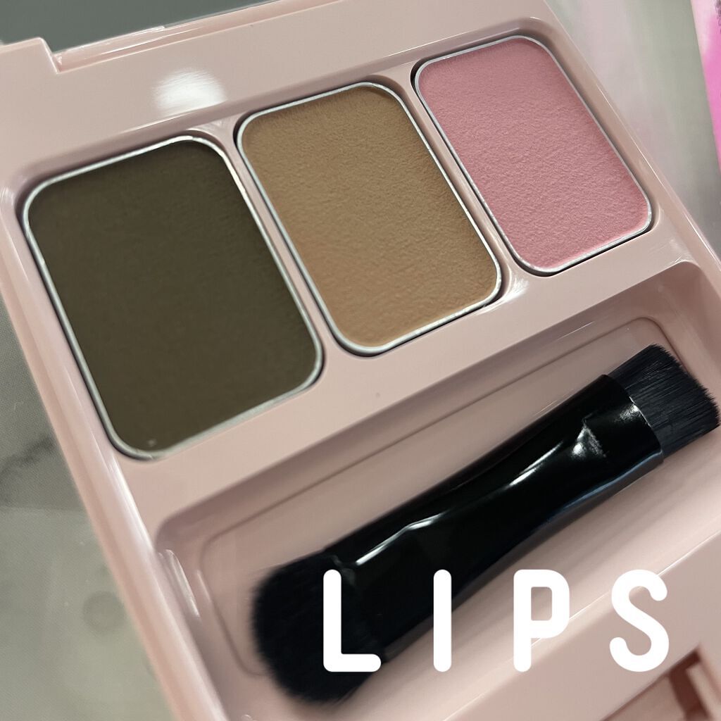  フーミー アイブロウパウダー a.pオーロラピンク【WEB限定】/WHOMEE/パウダーアイブロウを使ったクチコミ（2枚目）