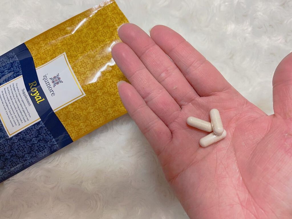 ロイヤルサプリメント/iqumore/美容サプリメントを使ったクチコミ（2枚目）