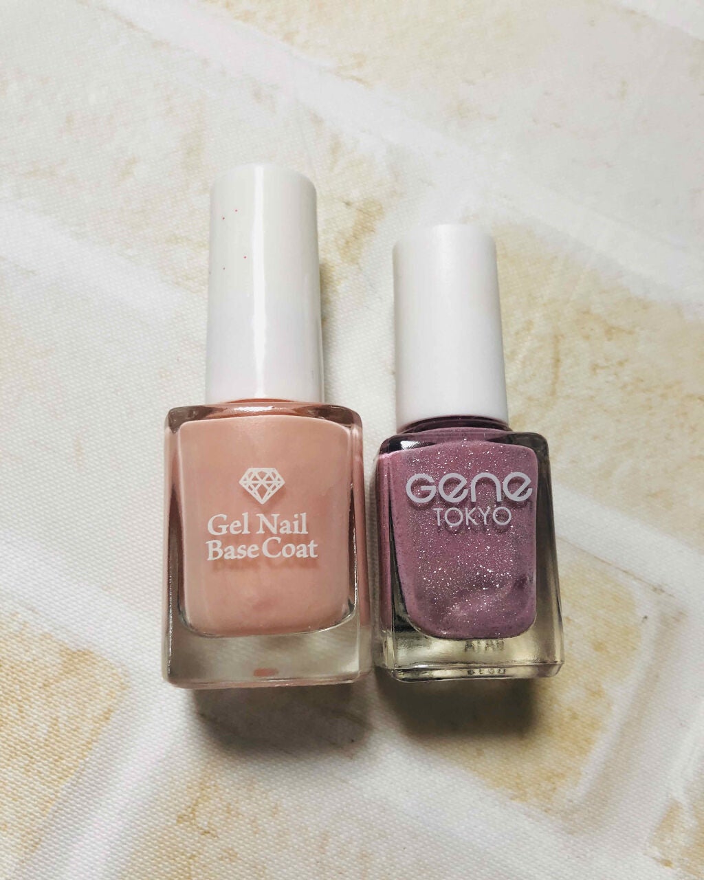 LJ ジェルネイルベースコート/セリア/ジェルネイルを使ったクチコミ(3枚目)