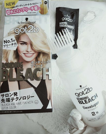 ボンディング・ブリーチ/got2b/ブリーチ剤を使ったクチコミ(3枚目)
