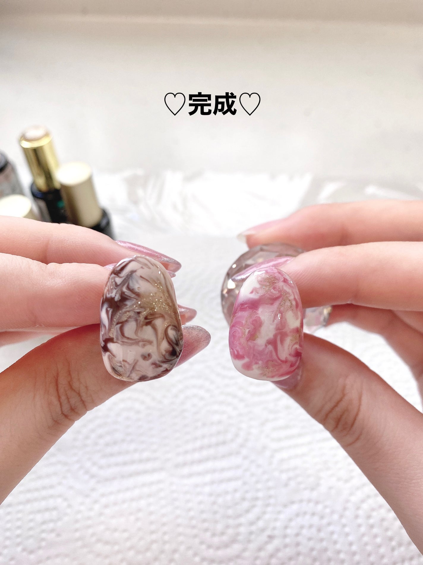 ジェルネイル(ライト対応)/セリア/ジェルネイルを使ったクチコミ(5枚目)