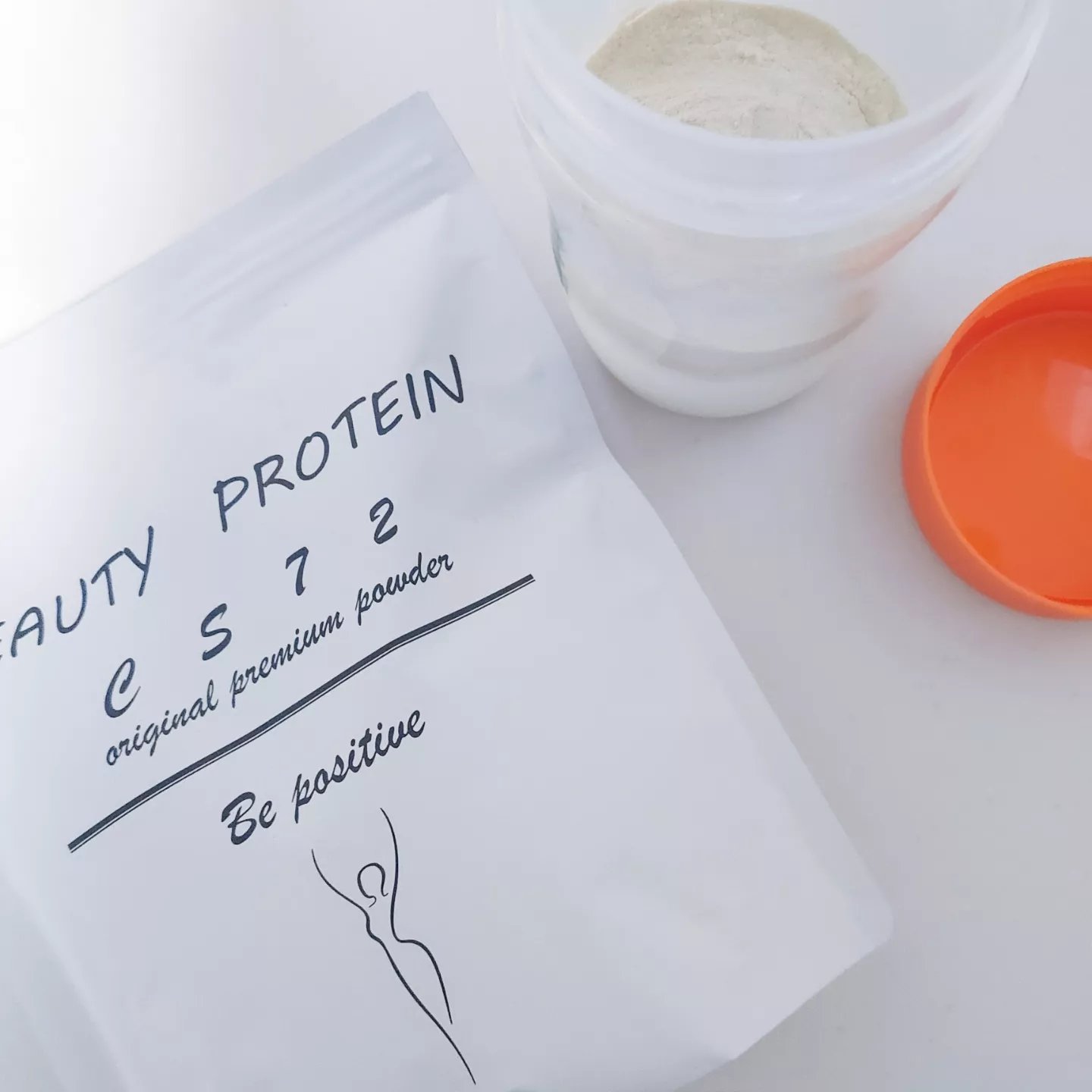 BEAUTY PROTEIN CS72 ソイプロテイン ピーチ味/CS72 PROTEIN SHOP/ソイプロテインを使ったクチコミ（1枚目）