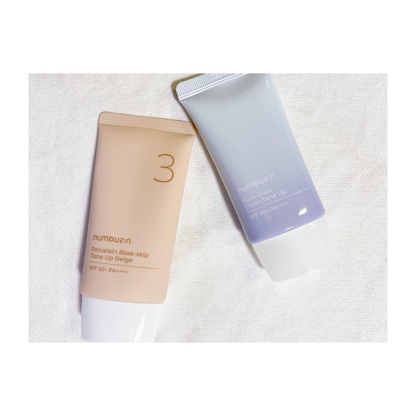 3番 ノーファンデ陶器肌トーンアップクリーム/numbuzin/化粧下地を使ったクチコミ(6枚目)