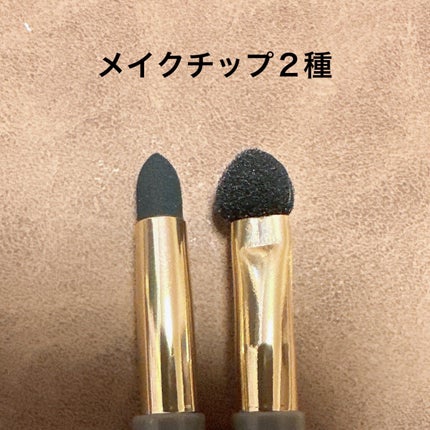 ロケット型 メイクブラシ/DAISO/メイクブラシを使ったクチコミ(3枚目)