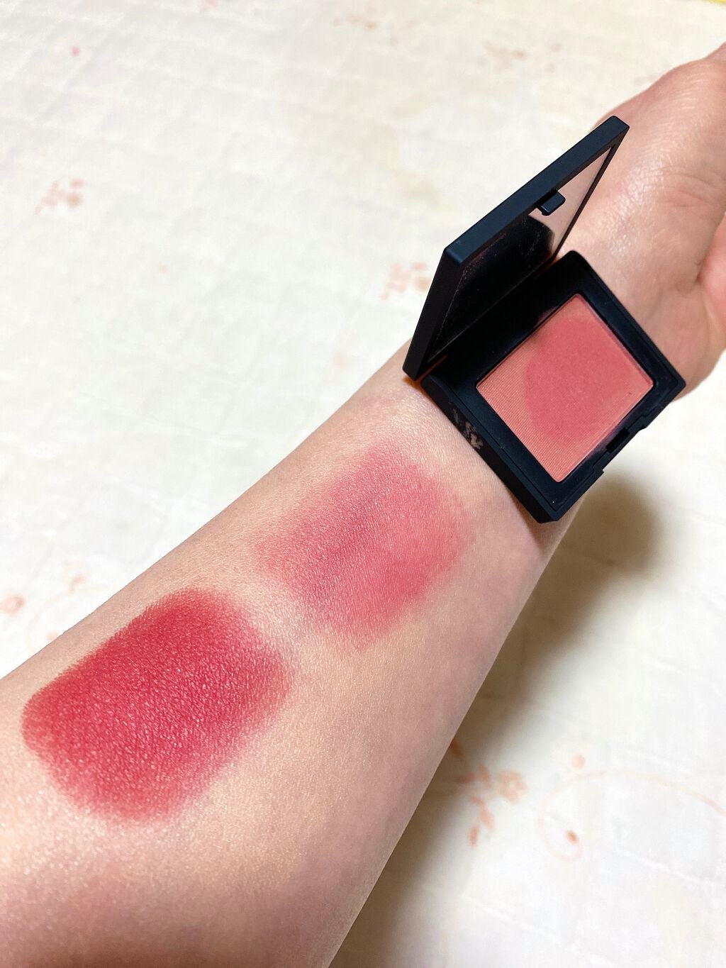 ソフトラスト ミニリップ&ブラッシュデュオ/NARS/メイクアップキットを使ったクチコミ(4枚目)