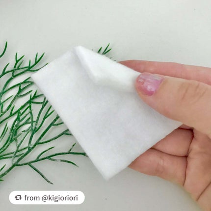 コットン パフ/ちふれ/コットンを使ったクチコミ(3枚目)