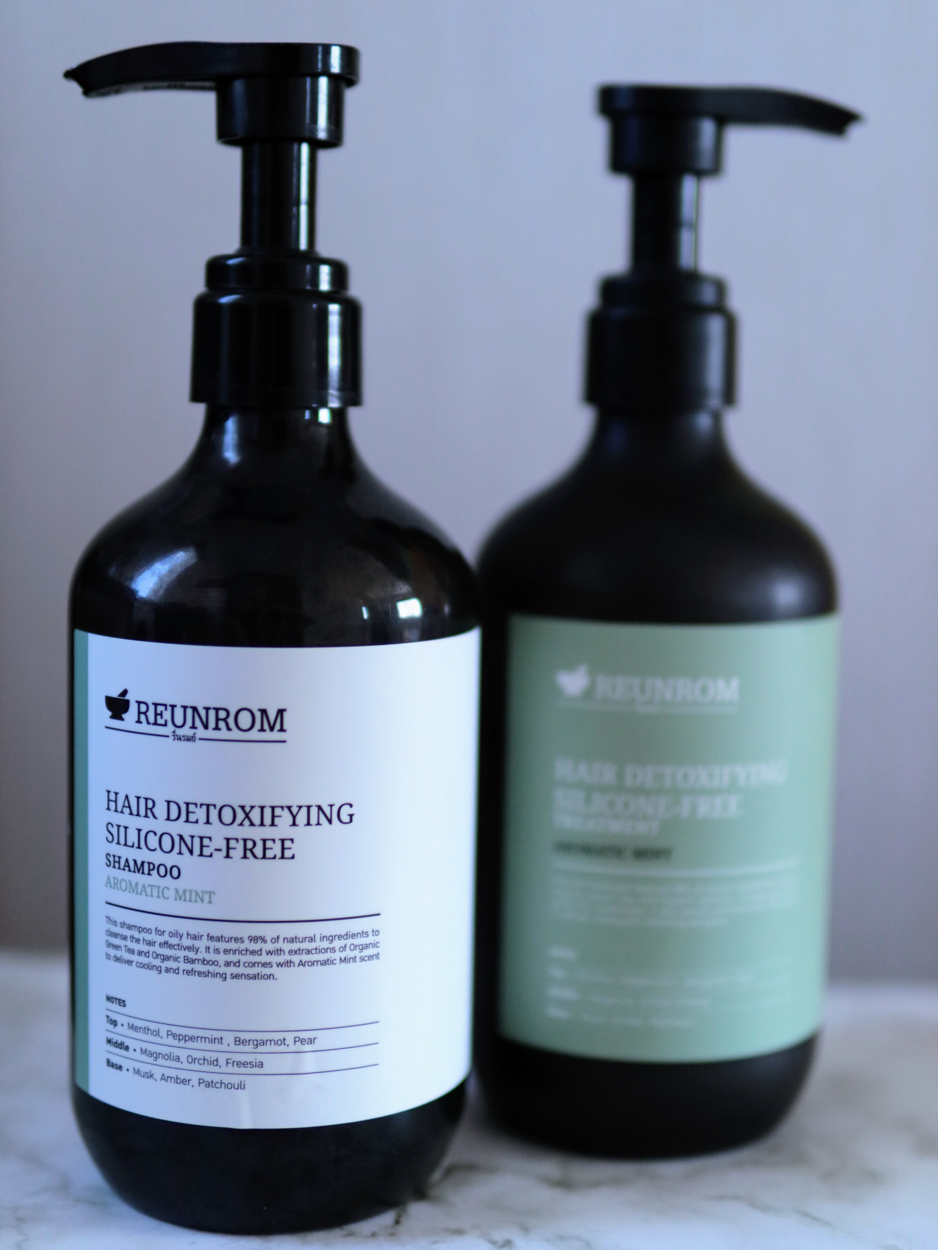 アロマティックミント ヘアシャンプー／ヘアトリートメント/REUNROM/市販シャンプーを使ったクチコミ（2枚目）