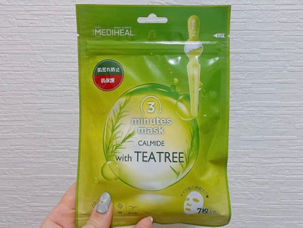 3ミニッツマスク:カーマイド with ティーツリー/MEDIHEAL/シートマスク・パックを使ったクチコミ(1枚目)