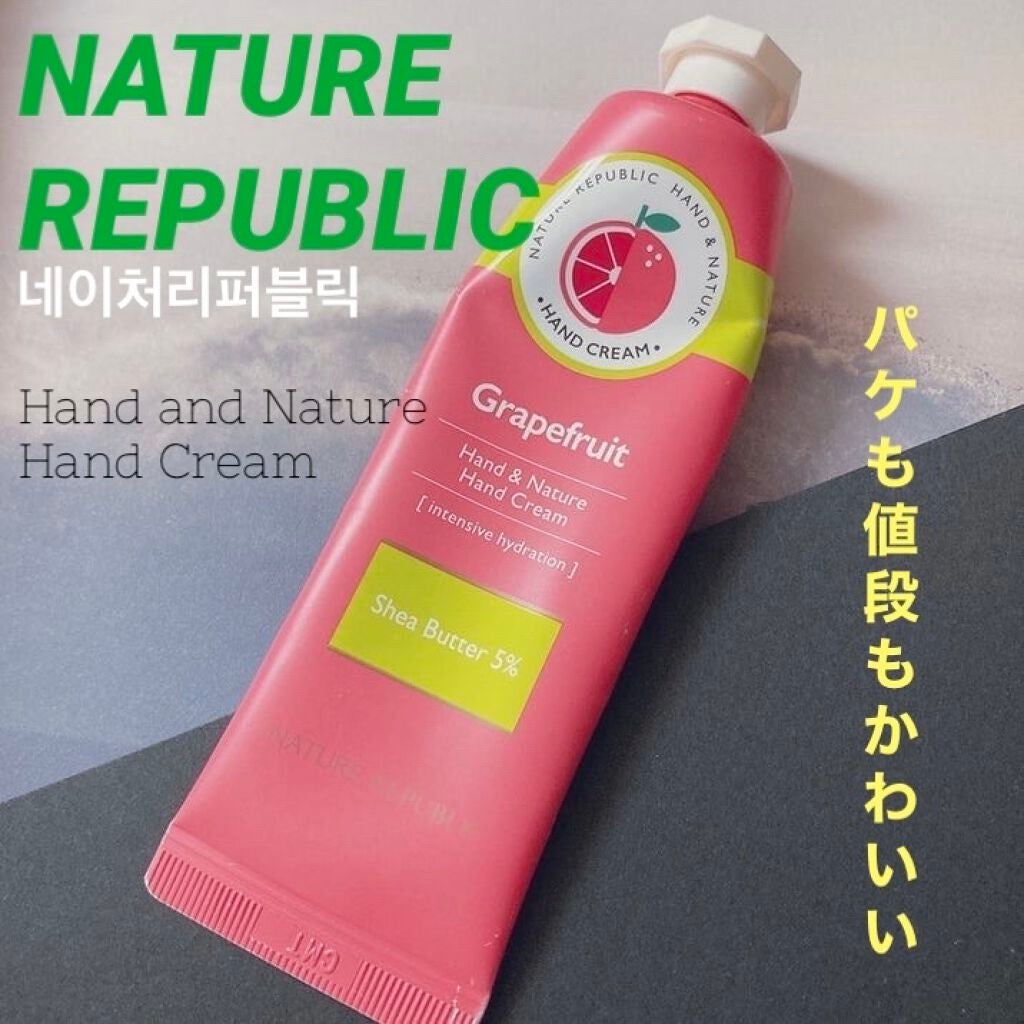 ハンドアンドネイチャーハンドクリーム ACACIA/ネイチャーリパブリック/ハンドクリームを使ったクチコミ(1枚目)