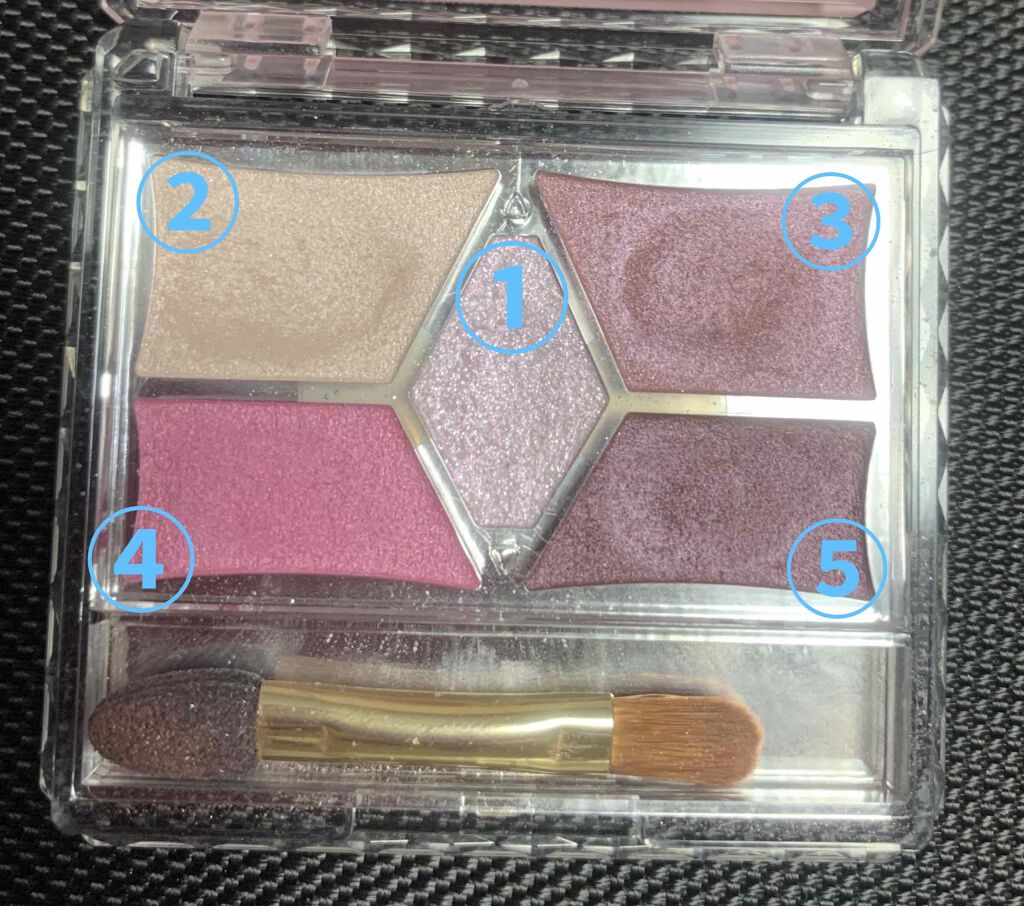 【旧品】パーフェクトスタイリストアイズ/キャンメイク/アイシャドウパレットを使ったクチコミ（2枚目）