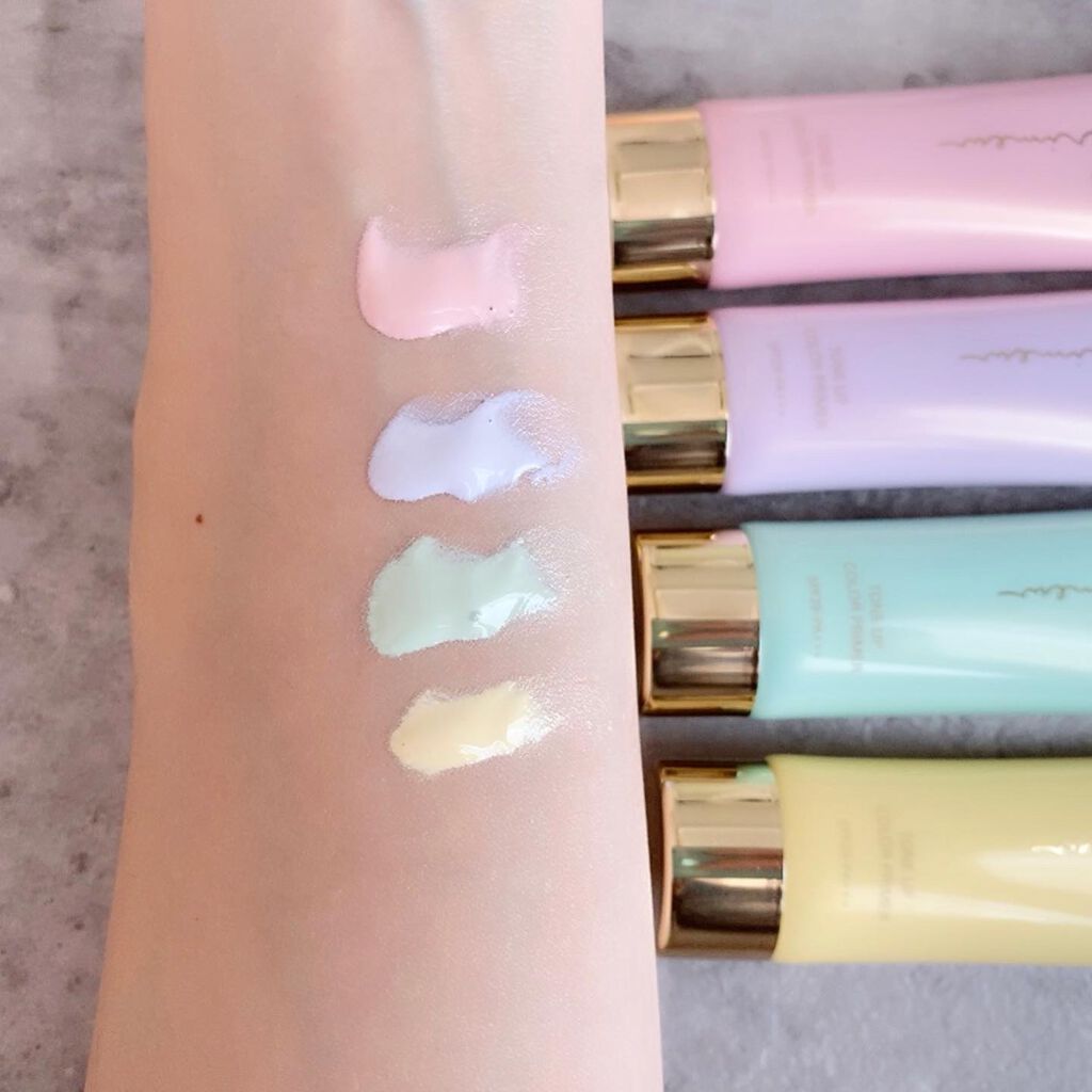 トーンアップカラープライマー /Ririmew/化粧下地を使ったクチコミ(4枚目)