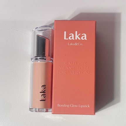 ボンディンググロウリップスティック/Laka/口紅を使ったクチコミ(5枚目)
