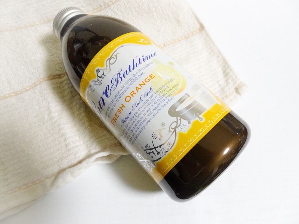 Cureバスタイム フレッシュオレンジの香り 500g/Cure/無機塩系入浴剤を使ったクチコミ(3枚目)