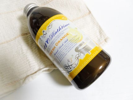 Cureバスタイム  フレッシュオレンジの香り 500g/Cure/無機塩系入浴剤を使ったクチコミ(3枚目)