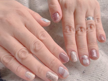 ジェルネイルシール/キャンドゥ/ネイルシールを使ったクチコミ(3枚目)