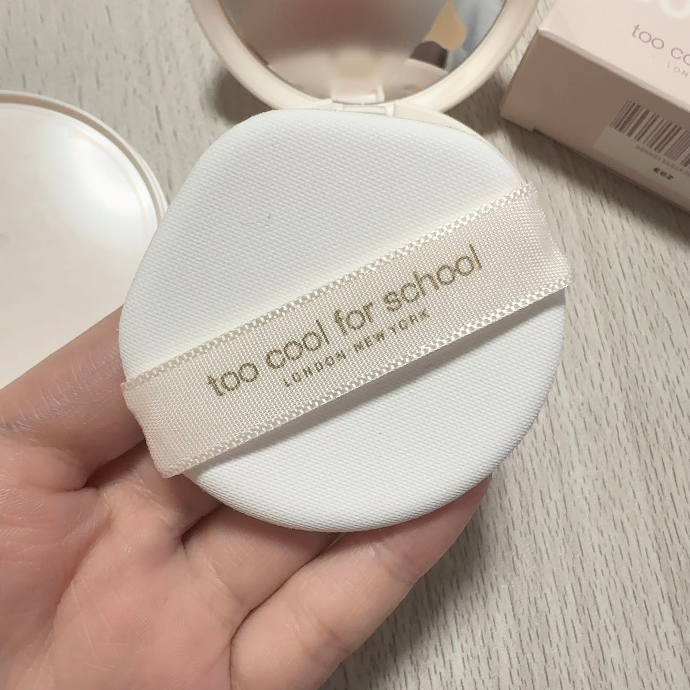 フィクシングヌードフィットクッション/too cool for school/クッションファンデーションを使ったクチコミ(3枚目)