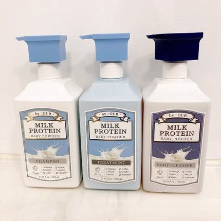 ミルクプロテイン ボディクレンザー ベビーパウダー/by : OUR/ボディソープを使ったクチコミ(5枚目)