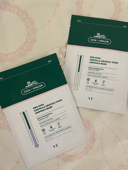 プロシカ センテラアジアチカ タイガーアンプルマスク/VT/シートマスク・パックを使ったクチコミ(1枚目)