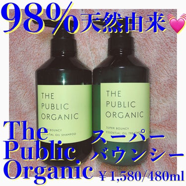 スーパーバウンシー DM シャンプー／DM ヘア トリートメント シャンプー本体 480ml/THE PUBLIC ORGANIC/シャンプー・コンディショナーを使ったクチコミ（1枚目）