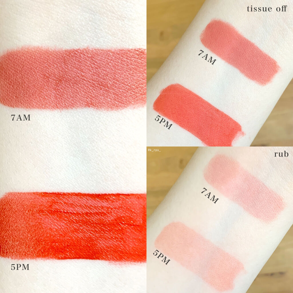 オールタイム ムード ベルベットティント/saat insight/リップティントを使ったクチコミ（3枚目）