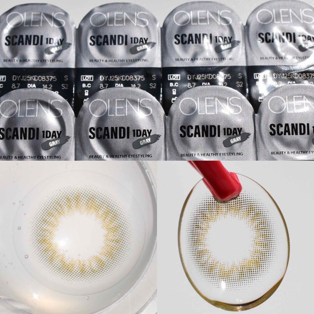 SCANDI 1day/OLENS/カラーコンタクトレンズを使ったクチコミ（3枚目）