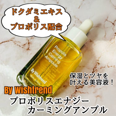 ☑︎By Wishtrend
プロポリスエナジーカーミングアンプル

ドクダミエキスとプロポリスエキス配合で低刺激、保湿とツヤを叶える高密度美容液「プロポリスエナジーカーミングアンプル」をBy Wish