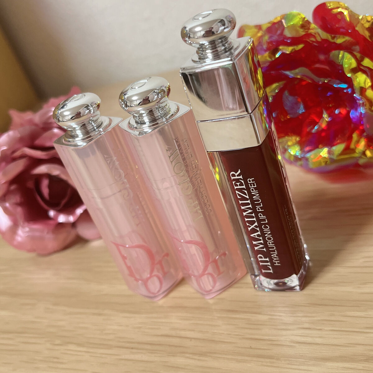 ディオール アディクト リップ グロウ 035 バーガンディー/Dior/リップバームを使ったクチコミ（1枚目）