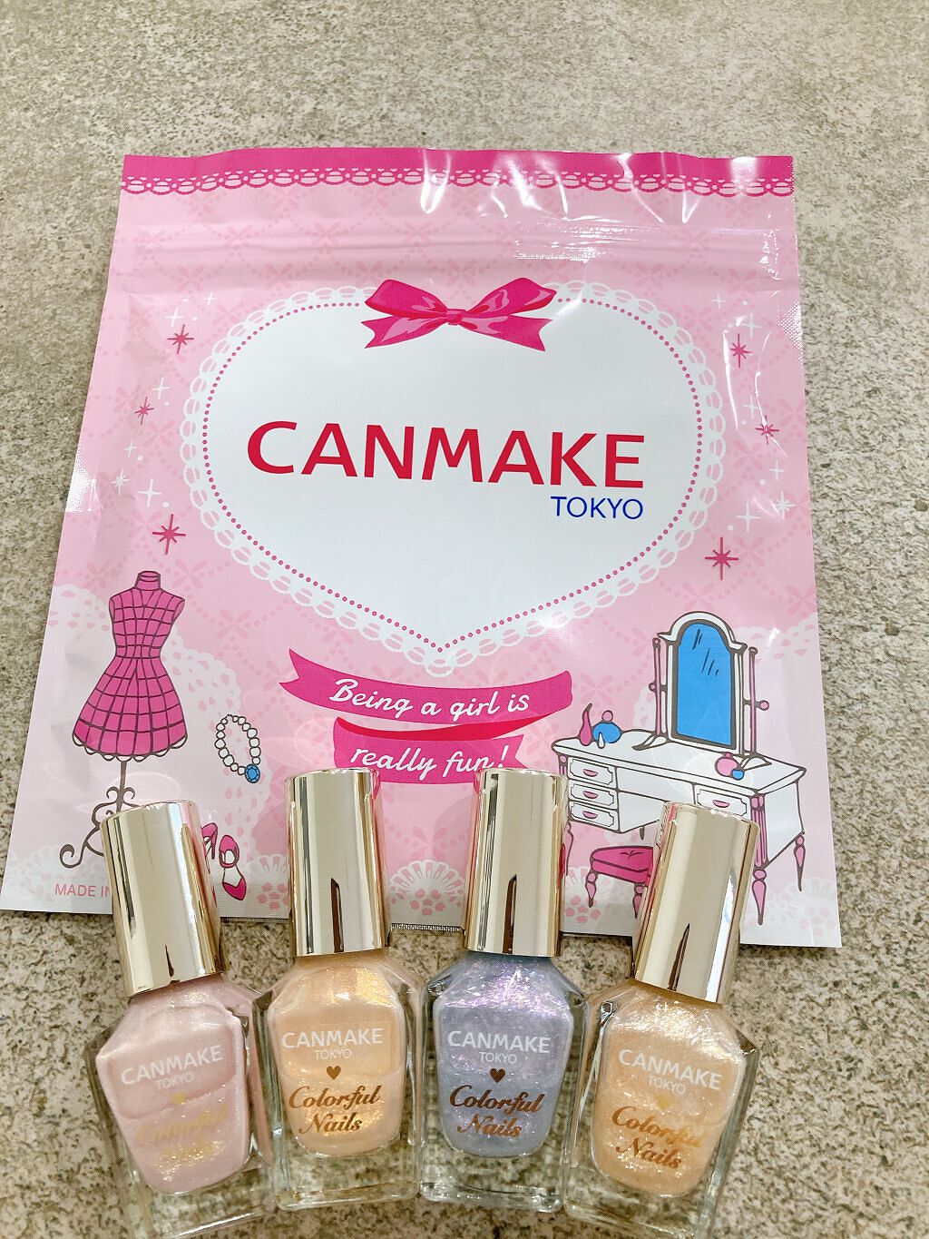 カラフルネイルズ/キャンメイク/マニキュアを使ったクチコミ(1枚目)