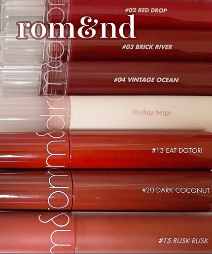 グラスティングウォーターティント/rom&nd/リップティントを使ったクチコミ(1枚目)