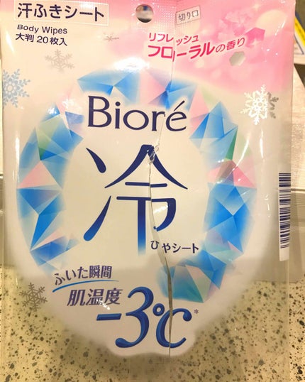 冷シート リフレッシュフローラルの香り/ビオレ/ボディシートを使ったクチコミ(2枚目)