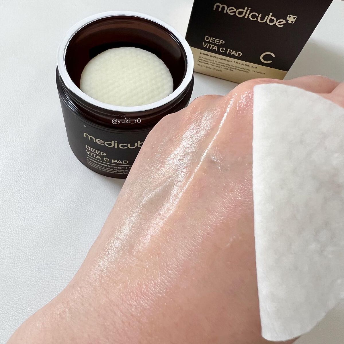 ディープビタCパッド/MEDICUBE/トナーパッドを使ったクチコミ（3枚目）