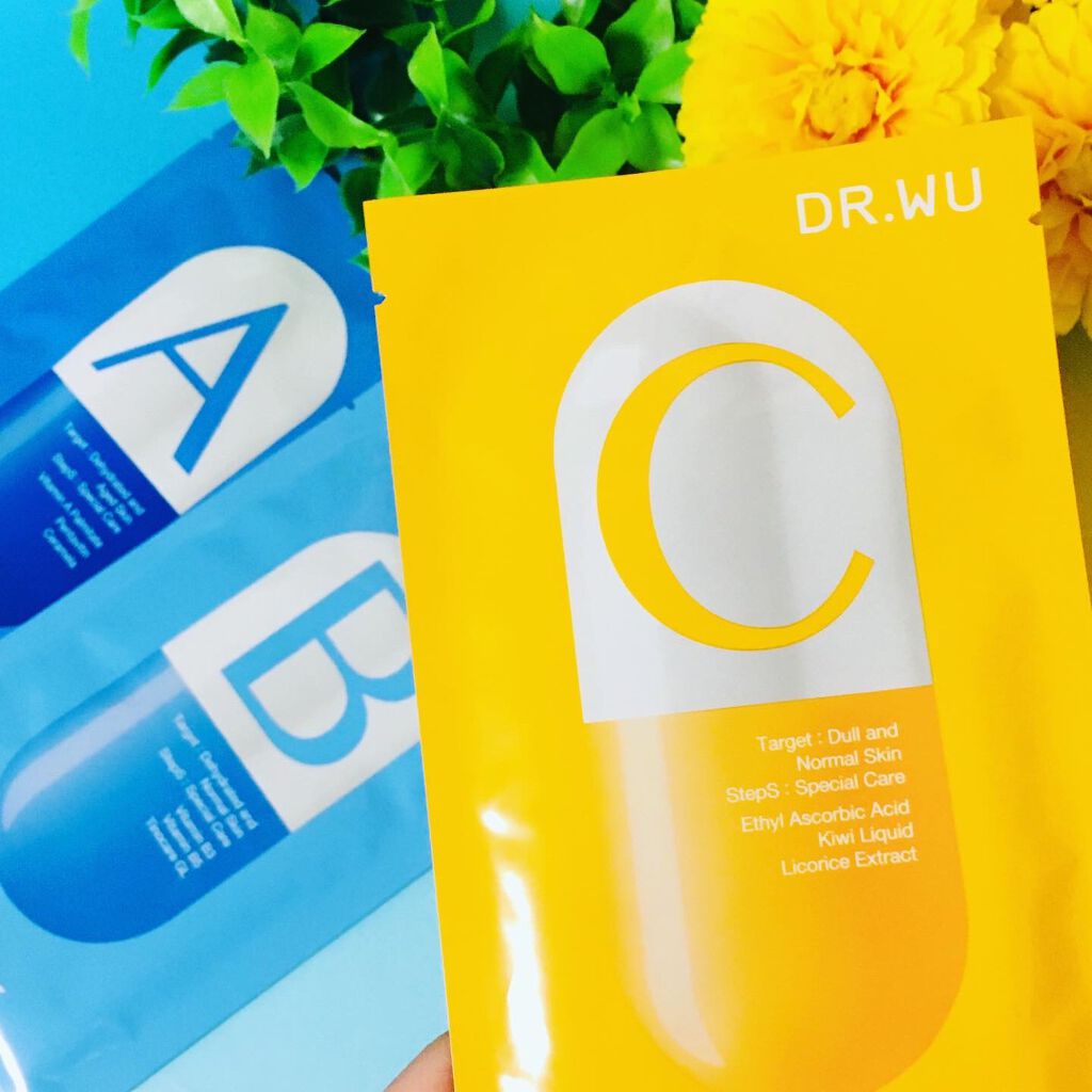 カプセルマスク モイスト Vit A<フェイスマスク>/DR.WU/シートマスク・パックを使ったクチコミ(4枚目)
