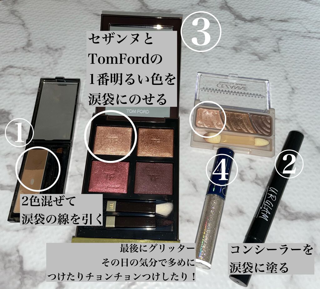 アイ カラー クォード/TOM FORD BEAUTY/アイシャドウパレットを使ったクチコミ（2枚目）
