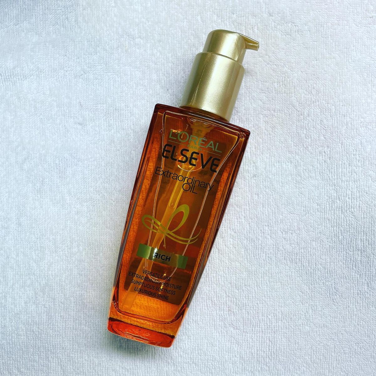 エルセーヴ エクストラオーディナリー オイル リッチフィニッシュ/ロレアル パリ/ヘアオイルを使ったクチコミ(2枚目)