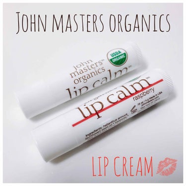 リップカーム ラズベリー/john masters organics/リップケア・リップクリームを使ったクチコミ（1枚目）