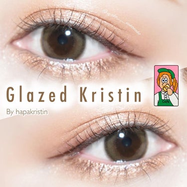 Glazed Krirtin/Hapa kristin/カラーコンタクトレンズを使ったクチコミ（1枚目）