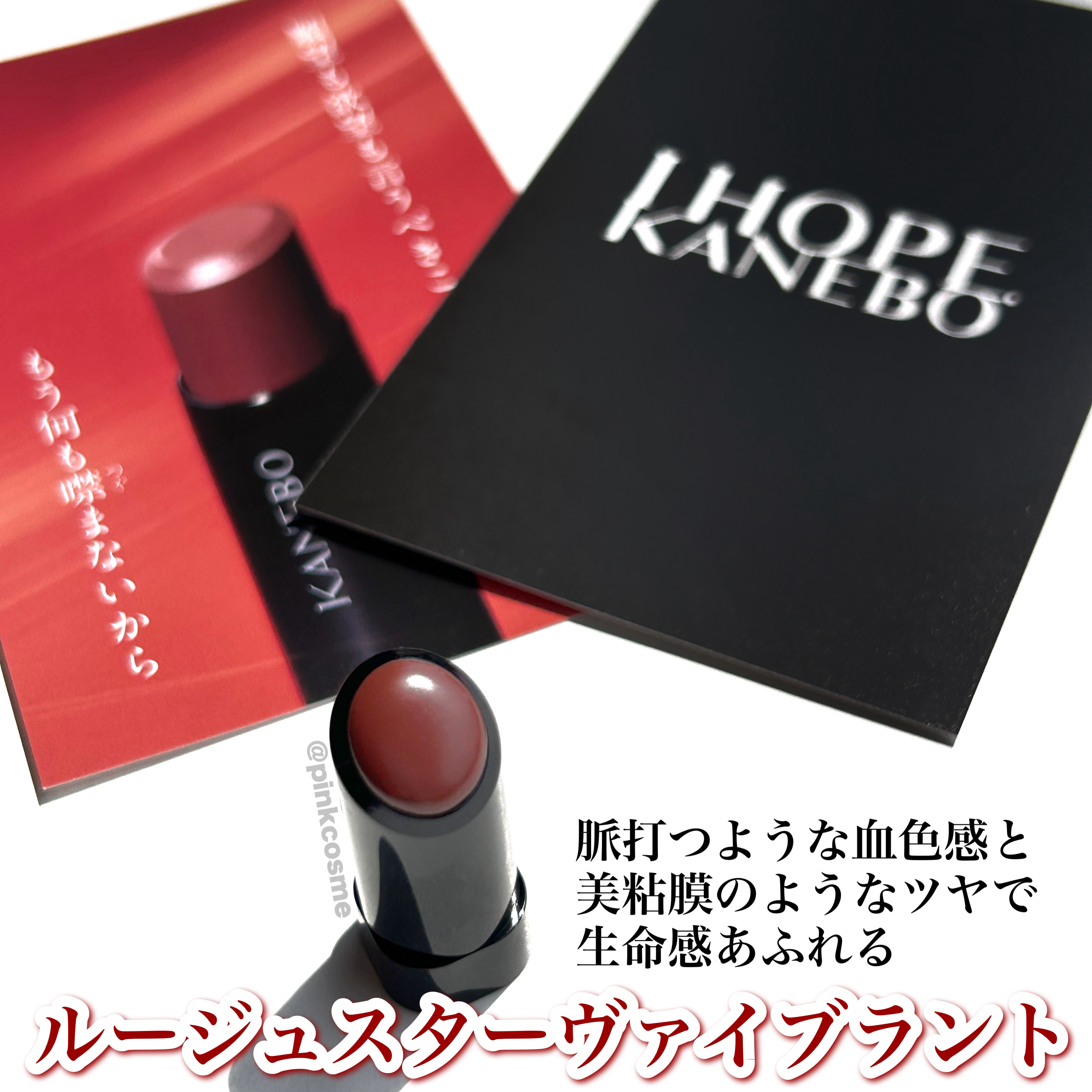 ルージュスターヴァイブラント/KANEBO/口紅を使ったクチコミ（2枚目）