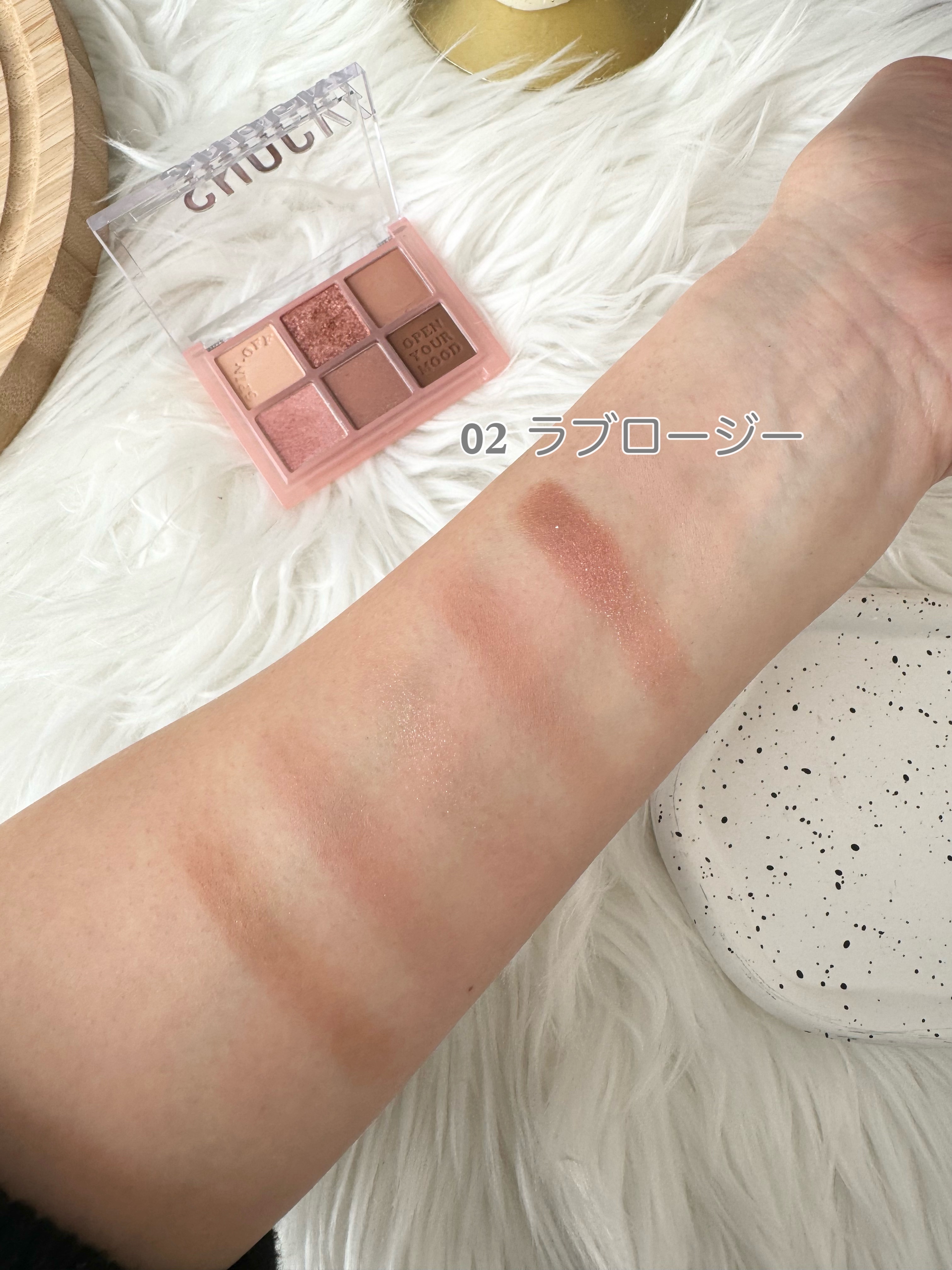 ザショッキングスピンオフパレット/TONYMOLY/アイシャドウパレットを使ったクチコミ（3枚目）