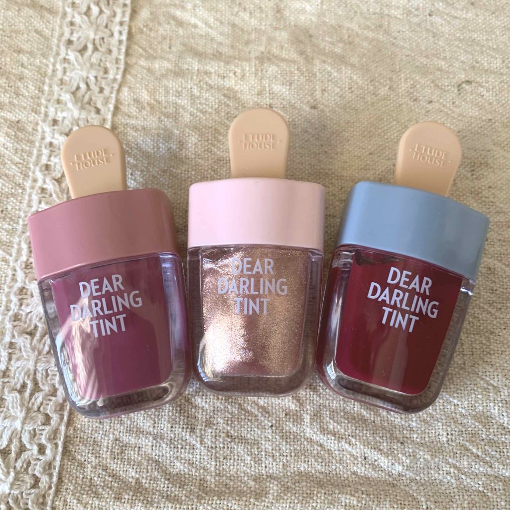 ディアダーリン ウォータージェルティント （アイスティント）/ETUDE/口紅を使ったクチコミ（1枚目）