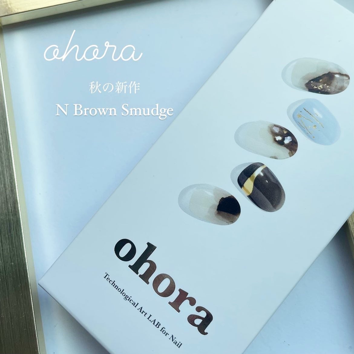 セミキュアジェルネイル(ハンド)/ohora/ネイルシールを使ったクチコミ(1枚目)