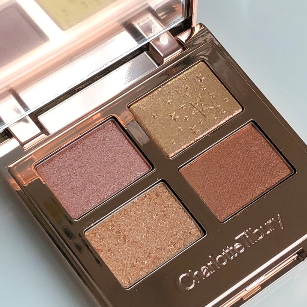 Charlotte Tilbury 4色アイシャドウパレット LUXURY PALETTE 試してみた】ラグジュアリー パレット オブ パールズ Charlotte