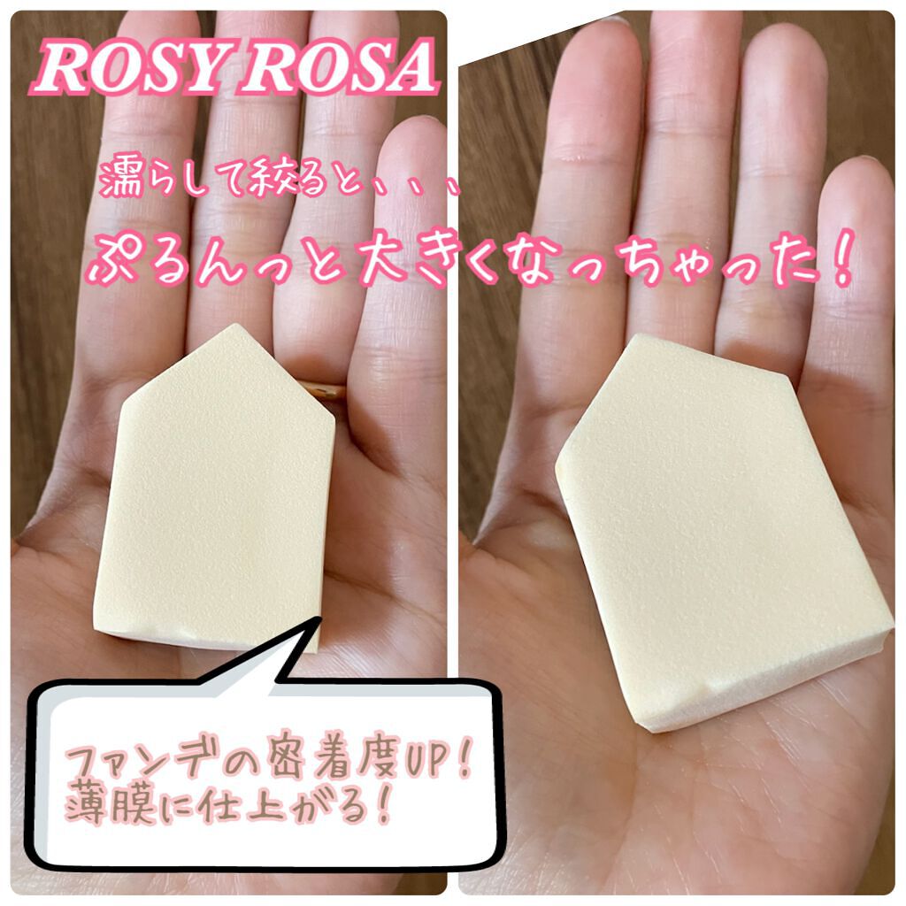 ジェリータッチスポンジ ハウス型/ロージーローザ/パフ・スポンジを使ったクチコミ(1枚目)