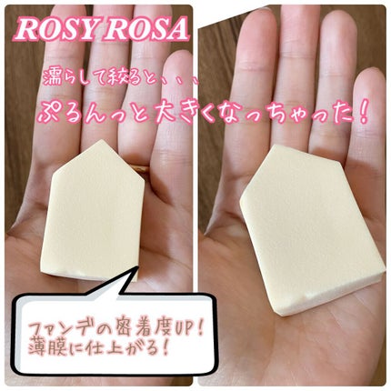 ジェリータッチスポンジ ハウス型/ロージーローザ/パフ・スポンジを使ったクチコミ(1枚目)