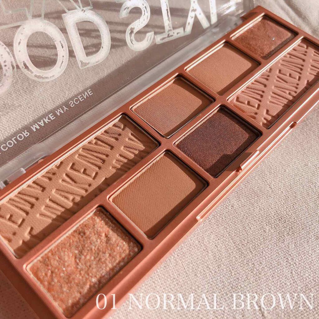 ムードスタイラー/wakemake/アイシャドウパレットを使ったクチコミ（3枚目）